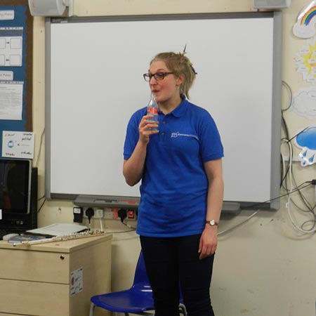 Holly Cook - Workshop at Christchurch School, Brick Lane, London, Concordia Foundation, February 2015